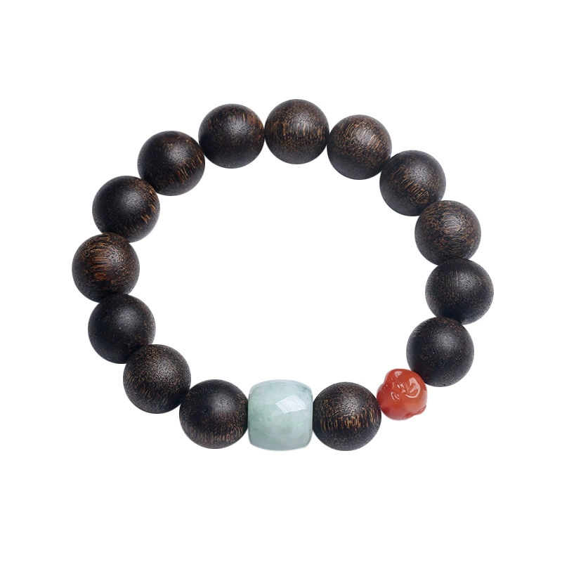 Mini Buddha agarwood bracelet