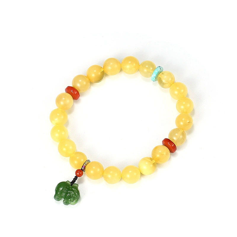 Jasper Elephant Natural Agate Bracelet
