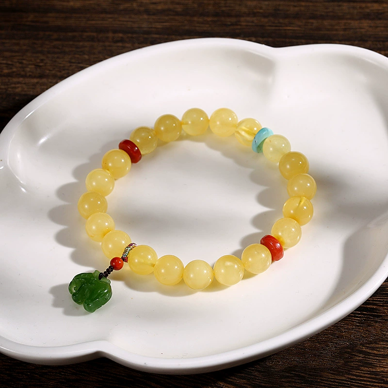 Jasper Elephant Natural Agate Bracelet