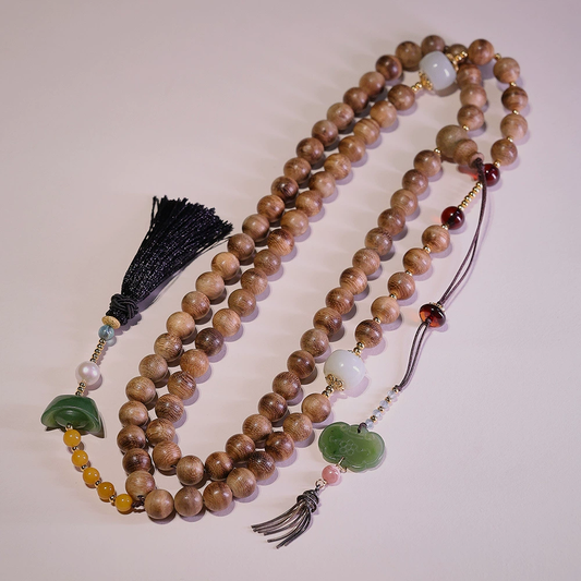 Lucky ingot natural agarwood bracelet