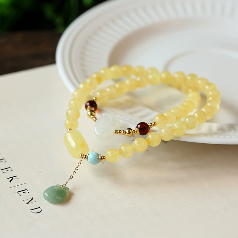 Auspicious Cloud Jade Natural Agate Bracelet