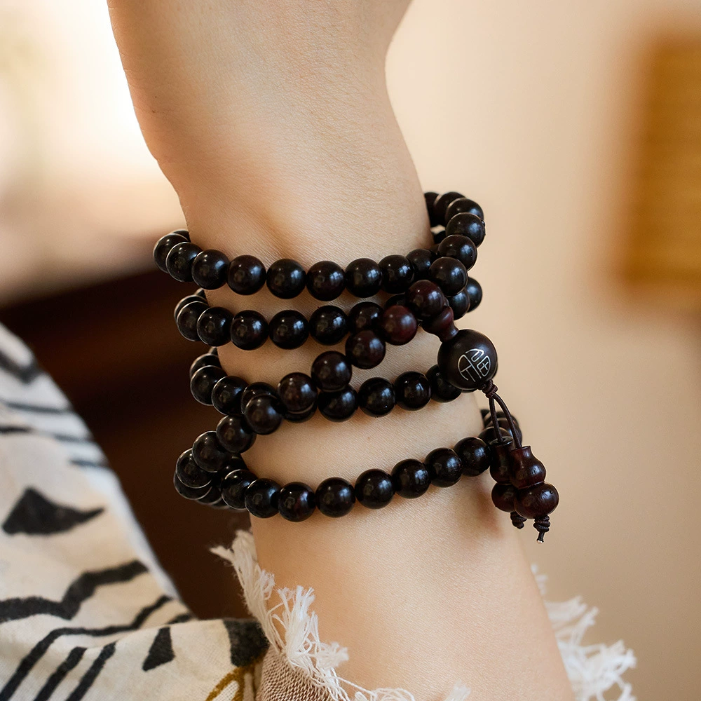 Lucky Gourd Natural Red Sandalwood Bracelet