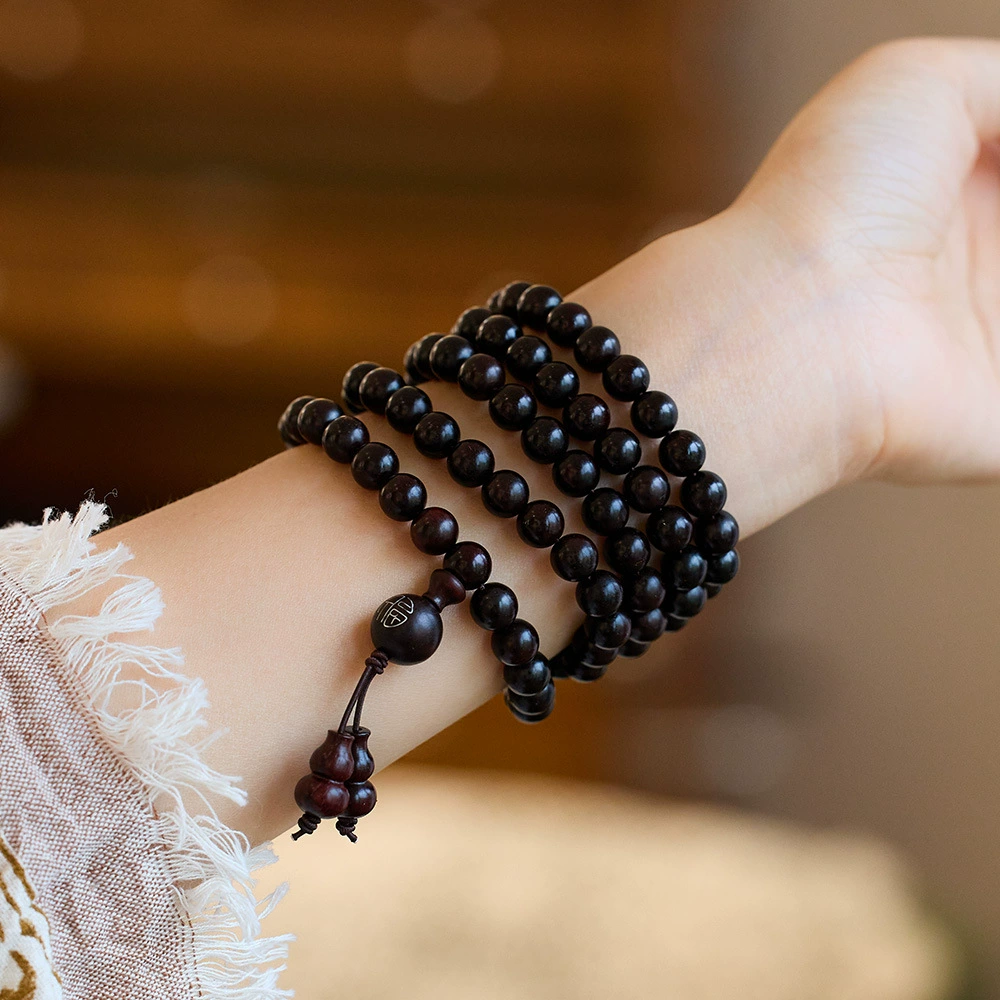 Lucky Gourd Natural Red Sandalwood Bracelet