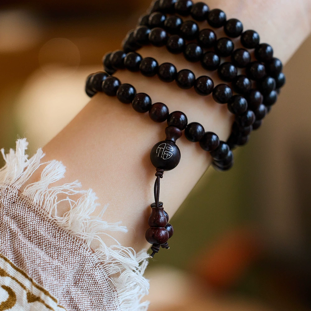 Lucky Gourd Natural Red Sandalwood Bracelet