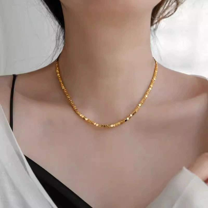 Small square bead magic cube necklace bracelet