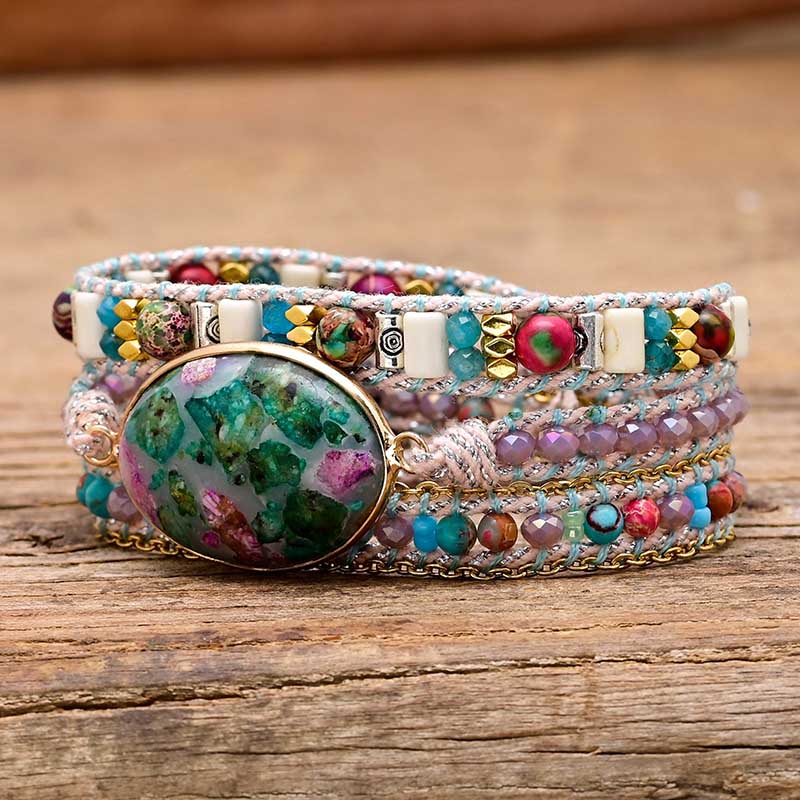 Colorful Calcite Bracelet