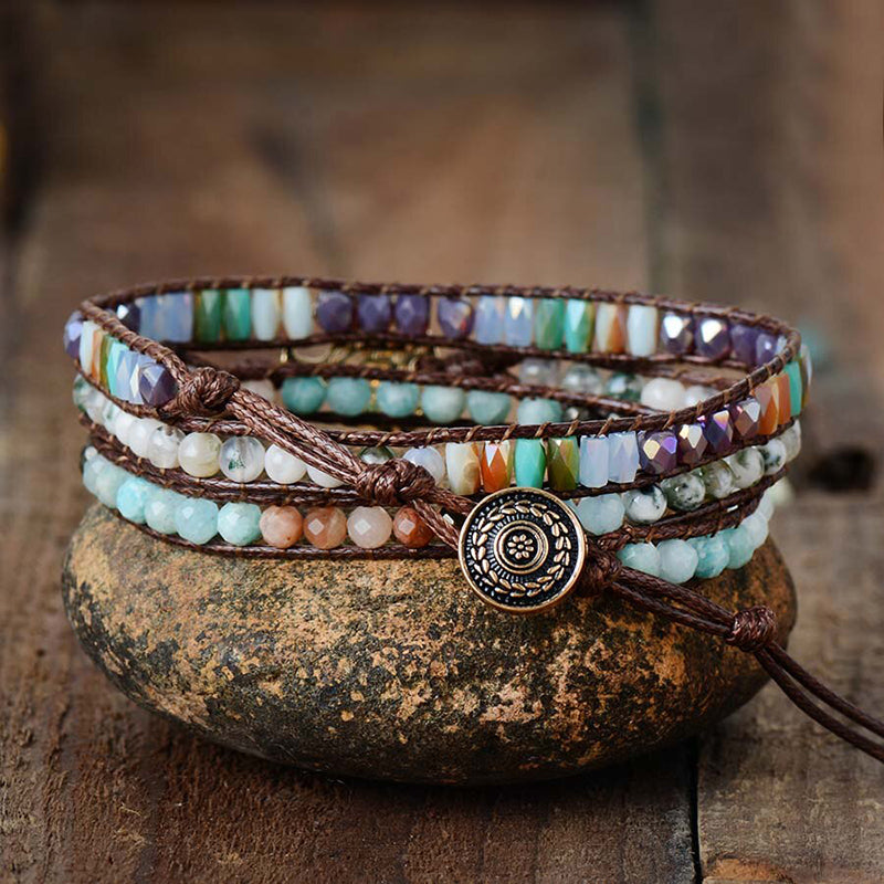 Jasper Tree of Life agate Bracelet