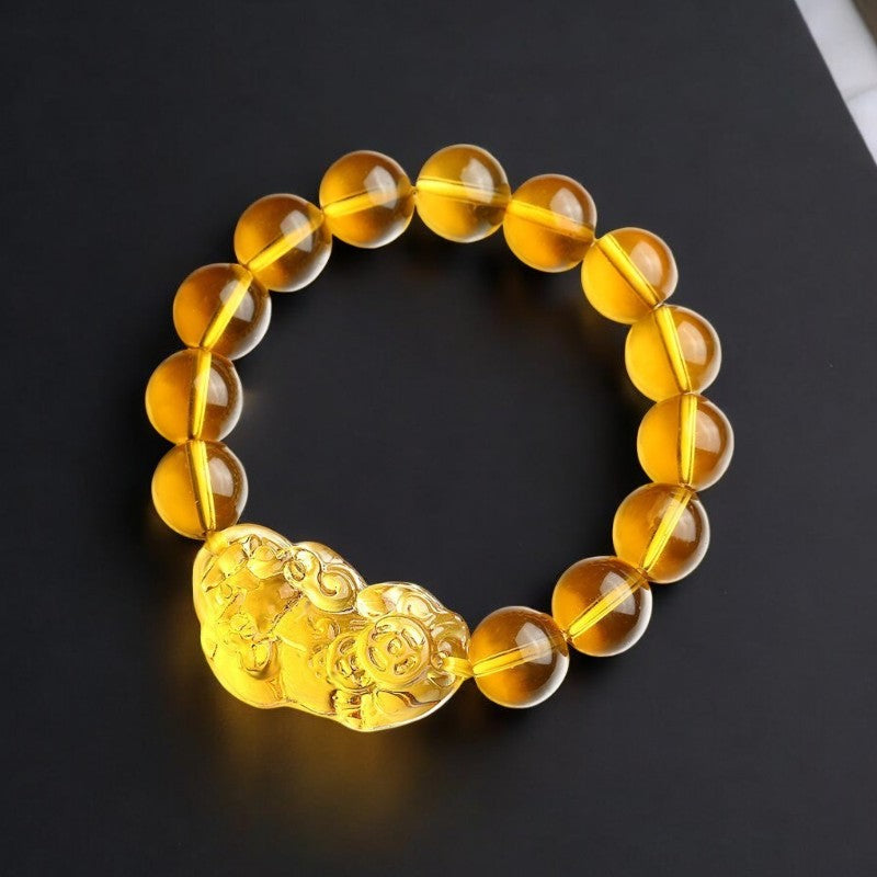 Citrine Pixiu Protection Bracelet