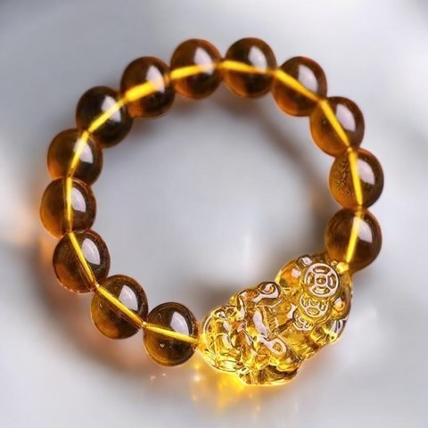 Citrine Pixiu Protection Bracelet