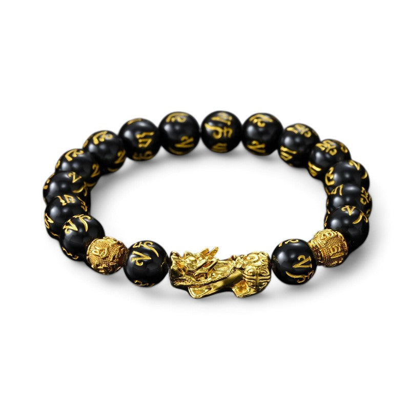 Pixiu Obsidian Wealth Bracelet