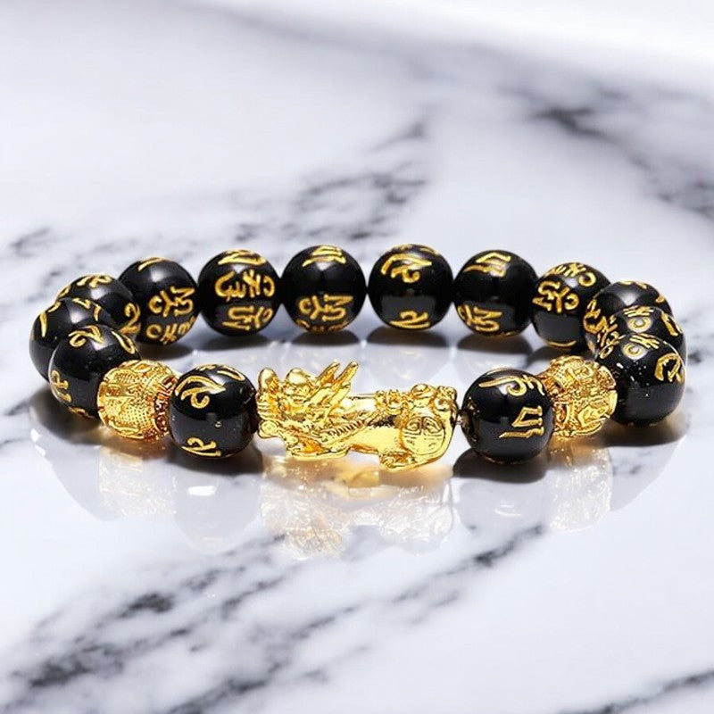 Pixiu Obsidian Wealth Bracelet