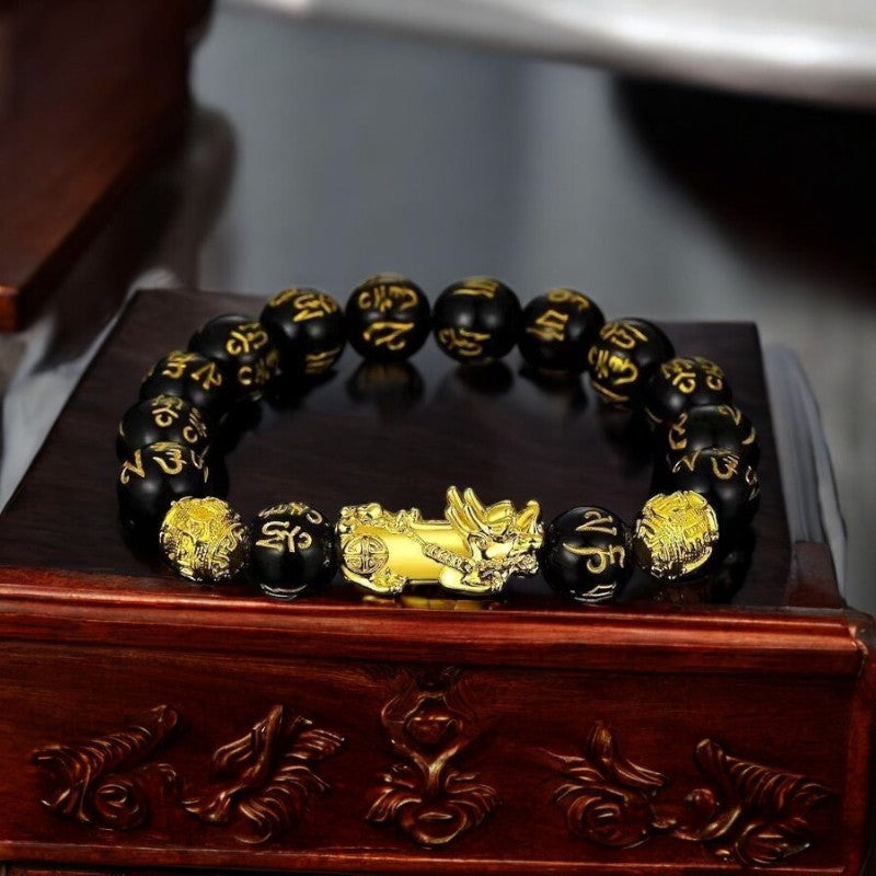 Pixiu Obsidian Wealth Bracelet