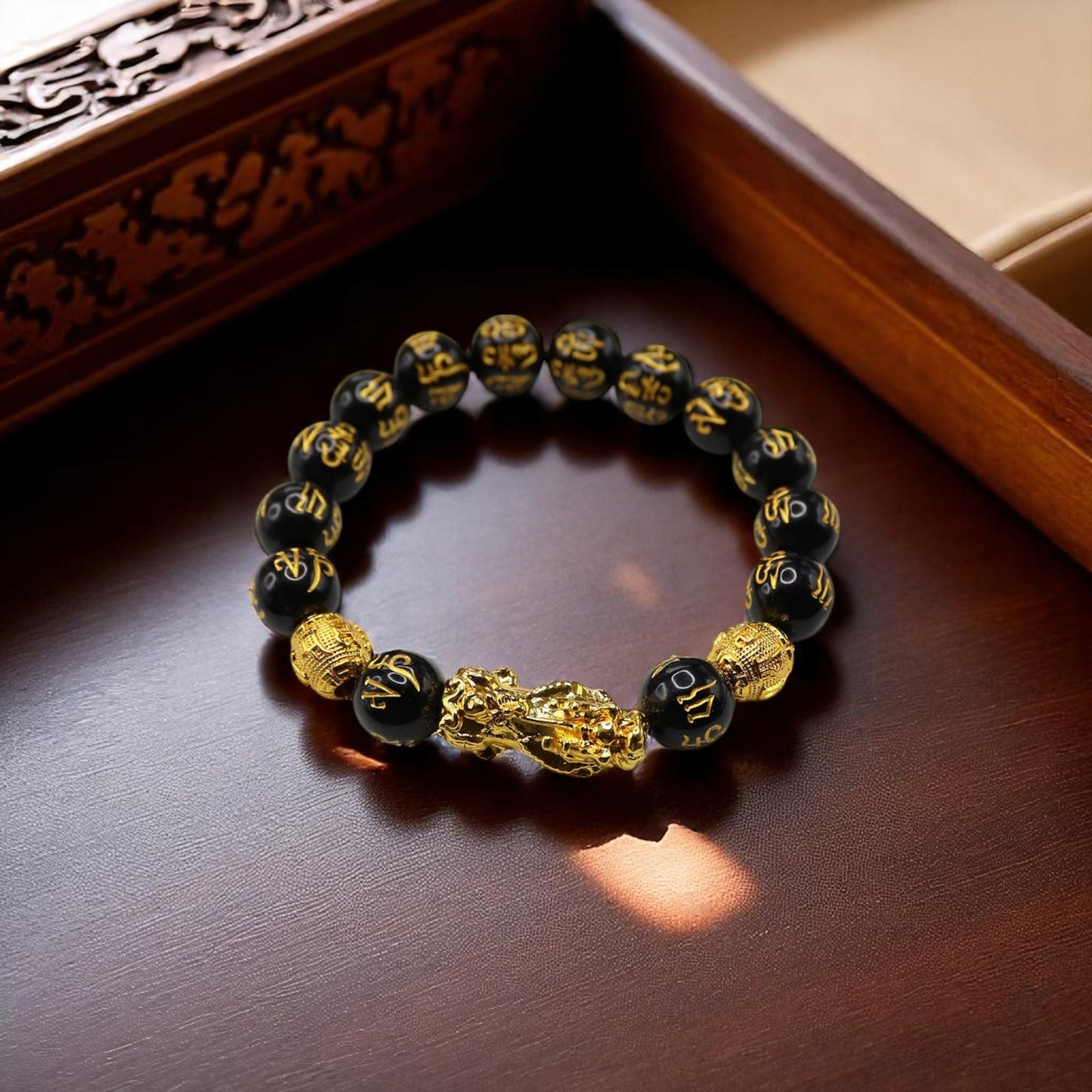 Pixiu Obsidian Wealth Bracelet