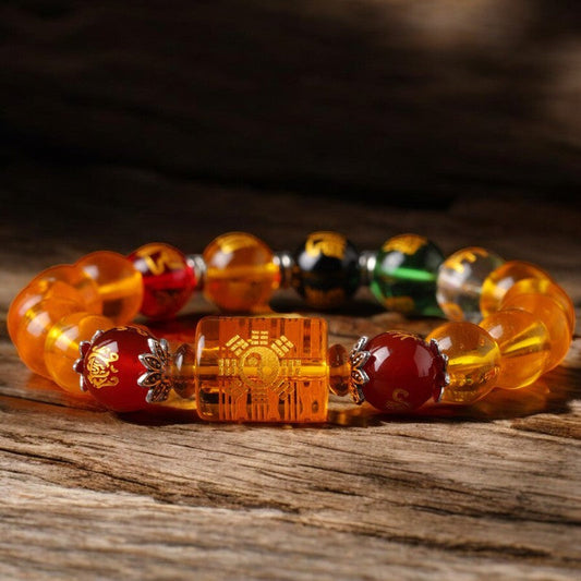 Natural Citrine Bead Bracelet