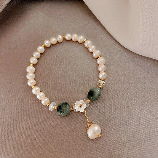 Freshwater Pearl & Stone Bracelet