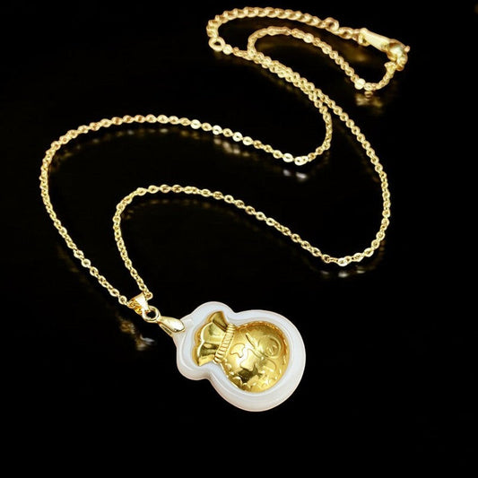 Lucky White Jade Necklace