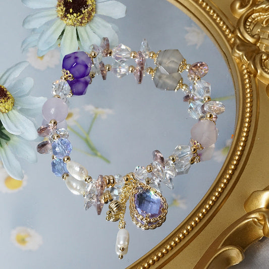 Candy color crystal bracelet