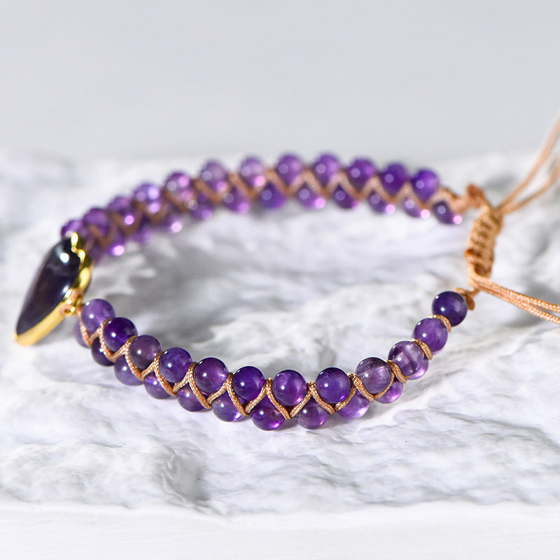 Amethyst Love Bracelet