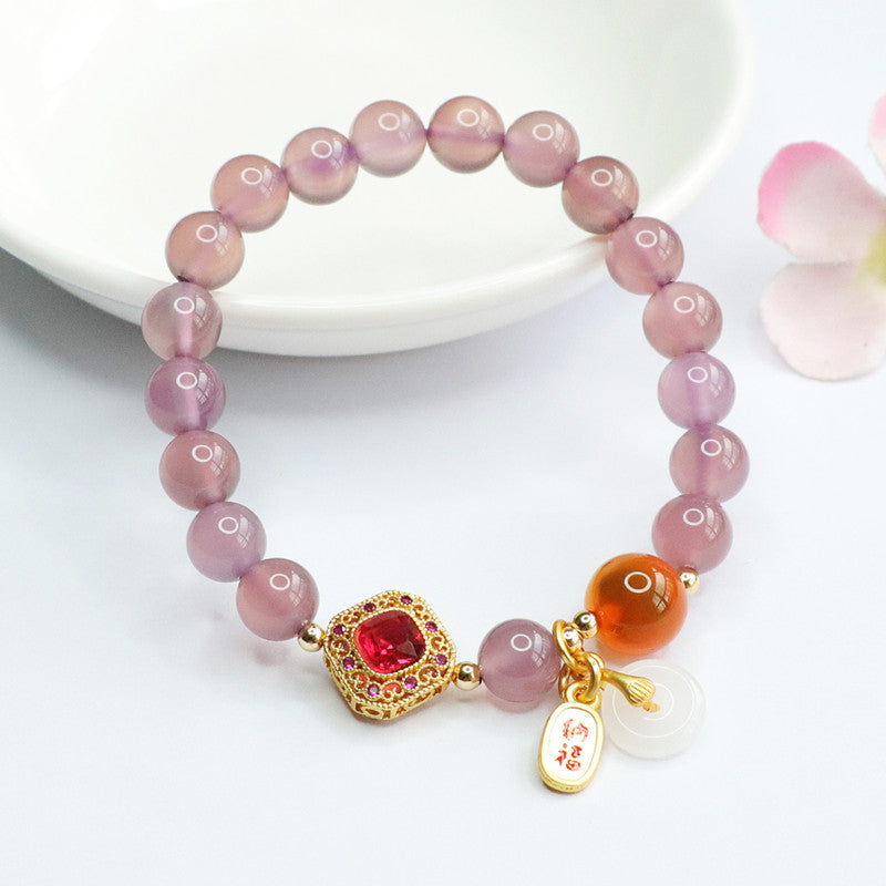 Vitality • Synthetic Crystal Agate Bracelet Bracelet