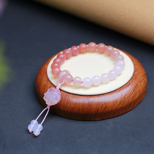 Rose • Natural Southern Red Agate Bracelet