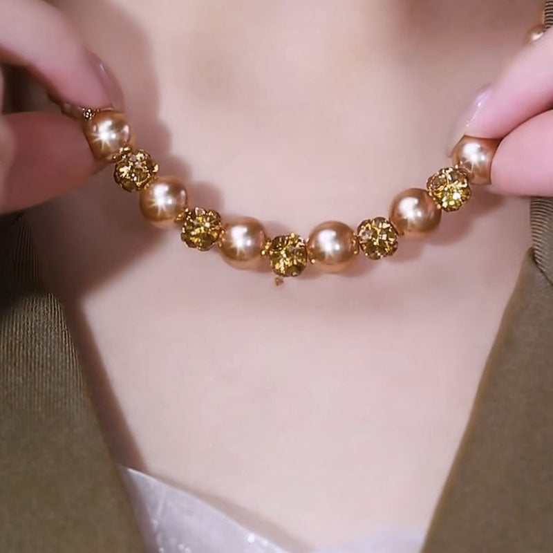 loveliness • Natural pearl stacking bracelet