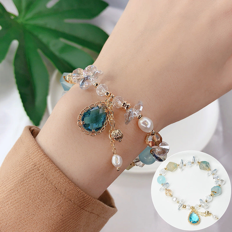 Candy color crystal bracelet