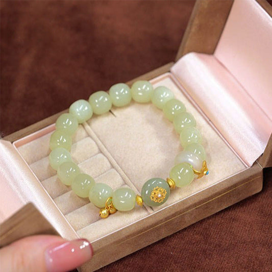 Faith • Blessed Emerald Jade stone Bracelet