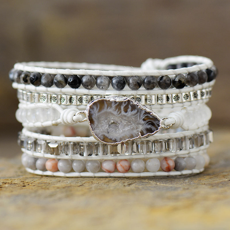White Labradorite Bracelet