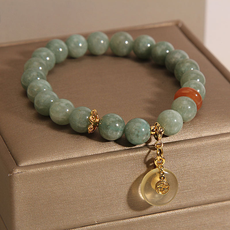 Lucky Clasp • Agate Bracelet