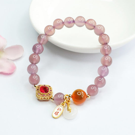 Vitality • Synthetic Crystal Agate Bracelet Bracelet