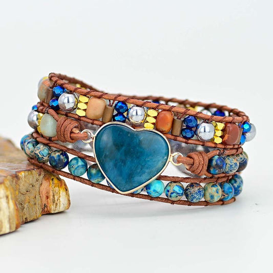 Blue Apatite Protection Bracelet