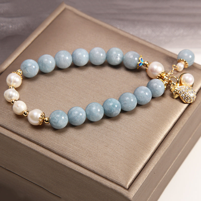 Money bag • Blue Agate Bracelet