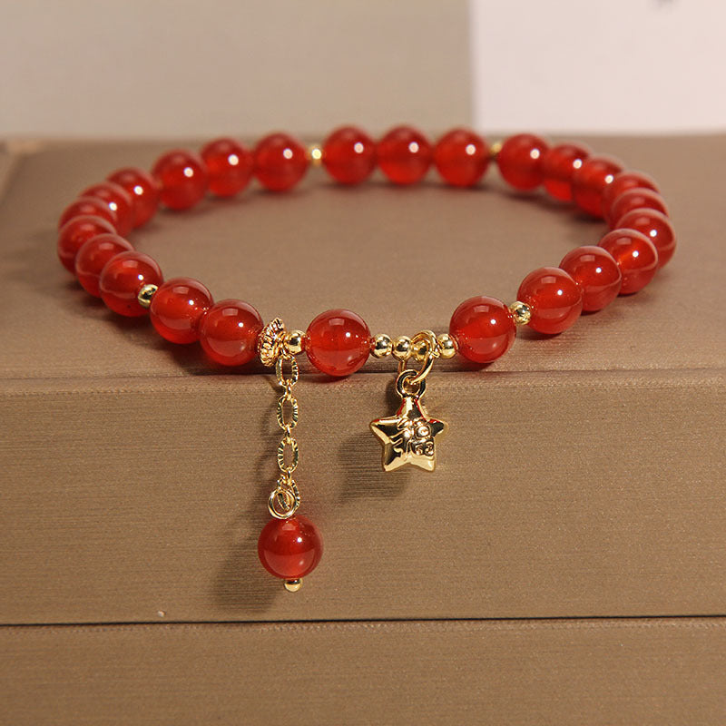 Bunny • Red Agate Bracelet
