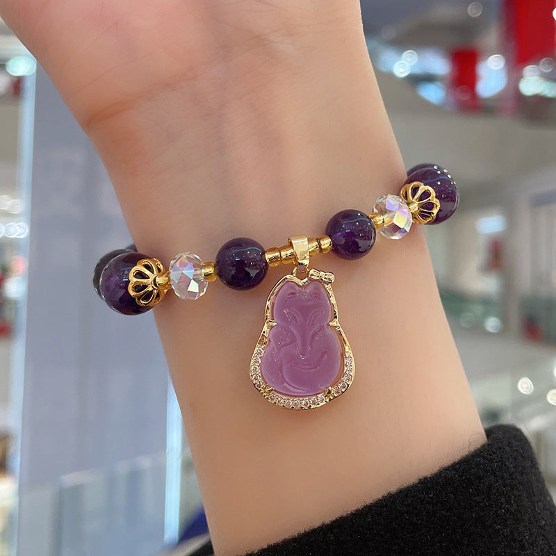 Fox • Amethyst Bracelet
