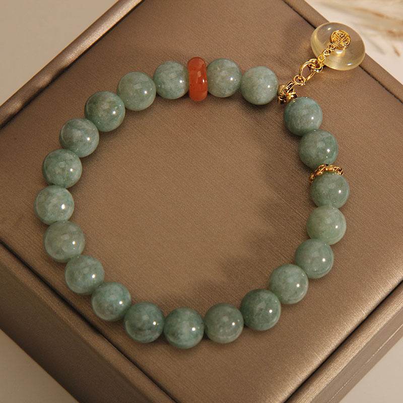 Lucky Clasp • Agate Bracelet