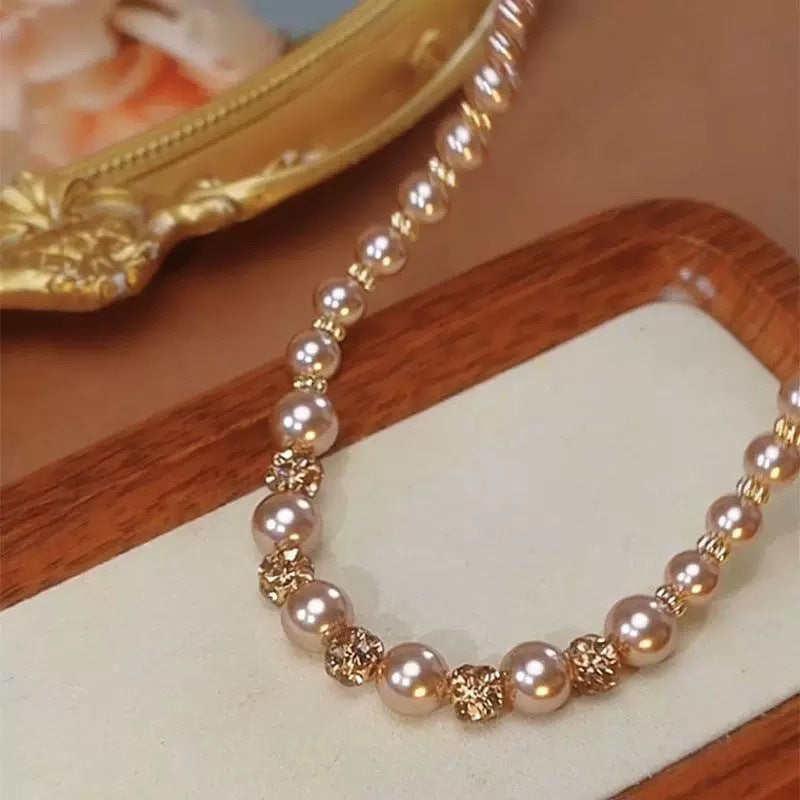 loveliness • Natural pearl stacking bracelet