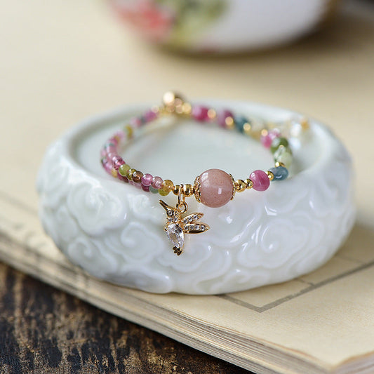 Hummingbird • Tourmaline Multiple Design Bracelet