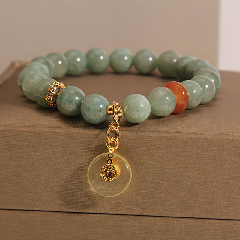 Lucky Clasp • Agate Bracelet