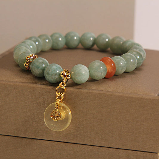 Lucky Clasp • Agate Bracelet