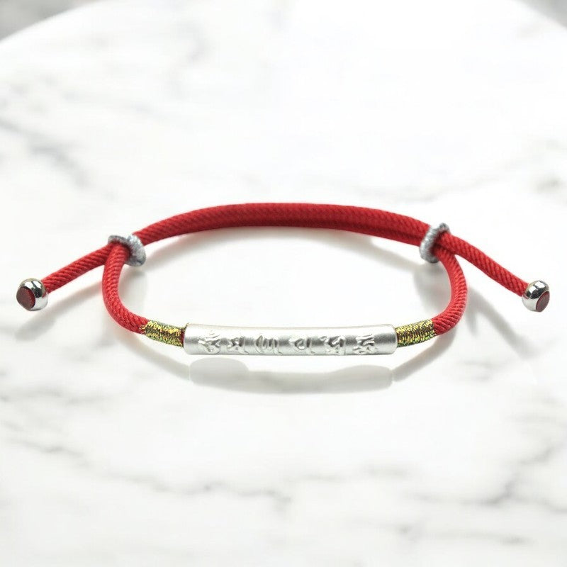 Tibetan Buddhist Red String Bracelet