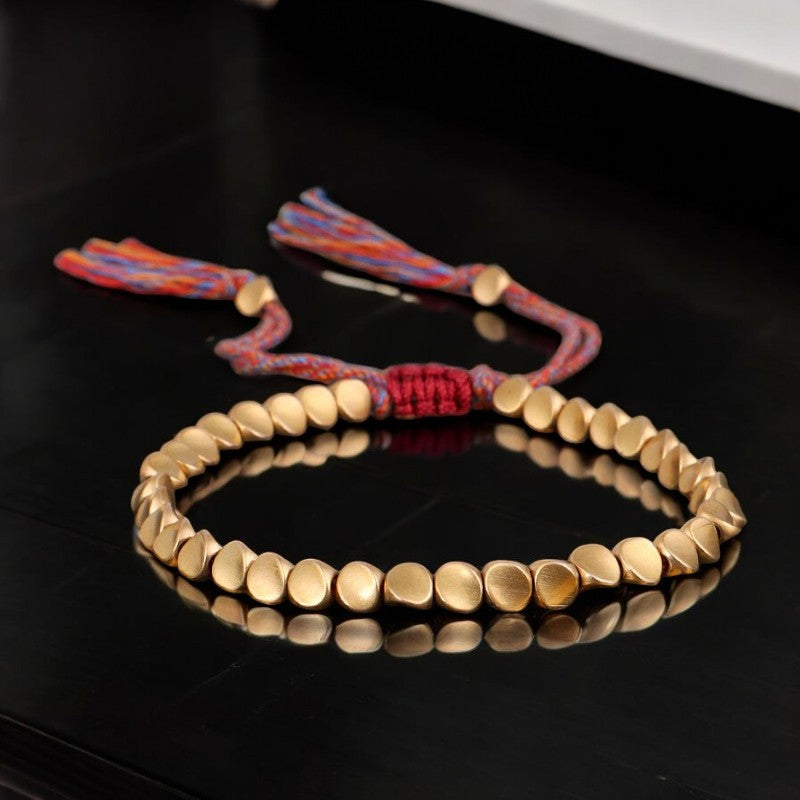 Tibetan Copper Beads Bracelet