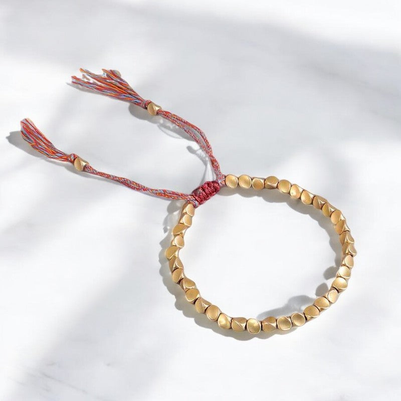Tibetan Copper Beads Bracelet