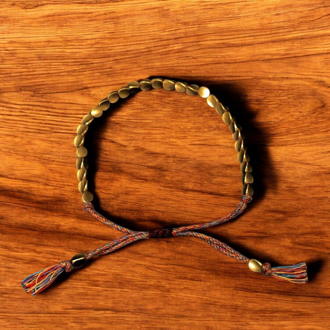 Tibetan Copper Beads Bracelet