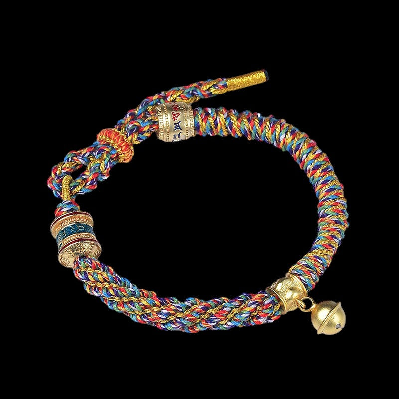 Tibetan Om Mani Padme Hum Carved Amulet Bracelet
