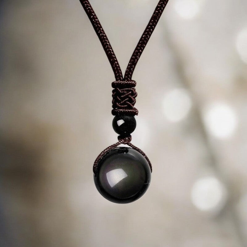 Tiger's Eye Knot Necklace