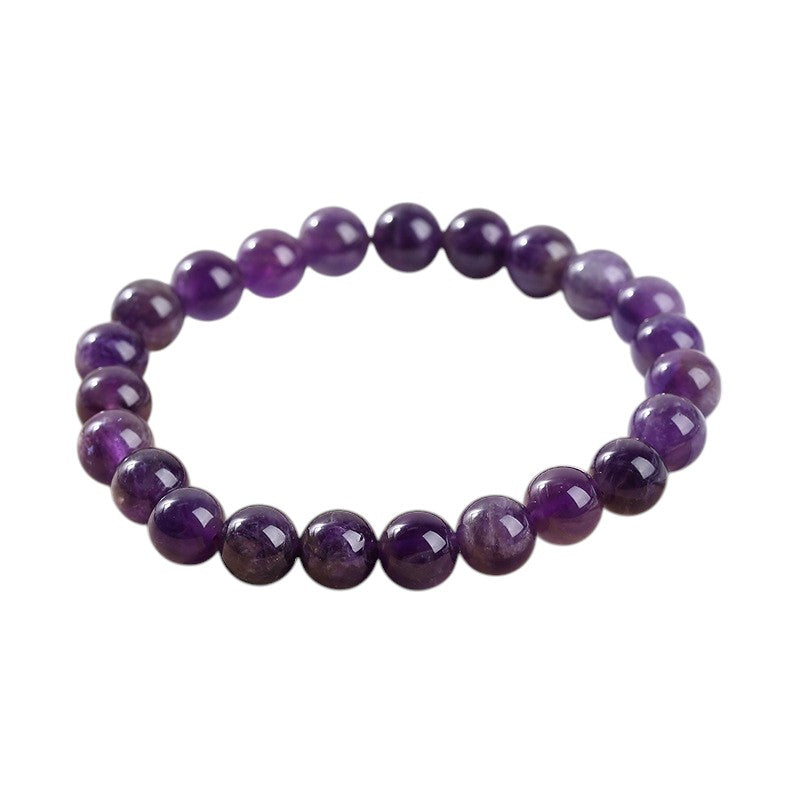 Amethyst Crystal Bead Bracelet