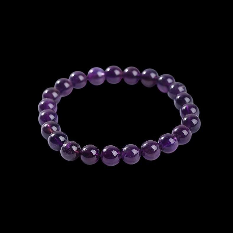 Amethyst Crystal Bead Bracelet