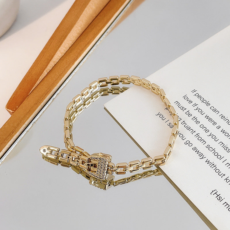 Belt natural stone bracelet