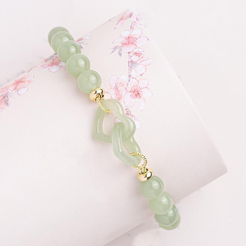 Accompany • Emerald Jade stone bracelet