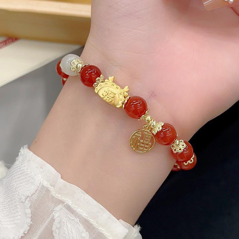 Pulsera de Joyería Natural Lucky Dragon